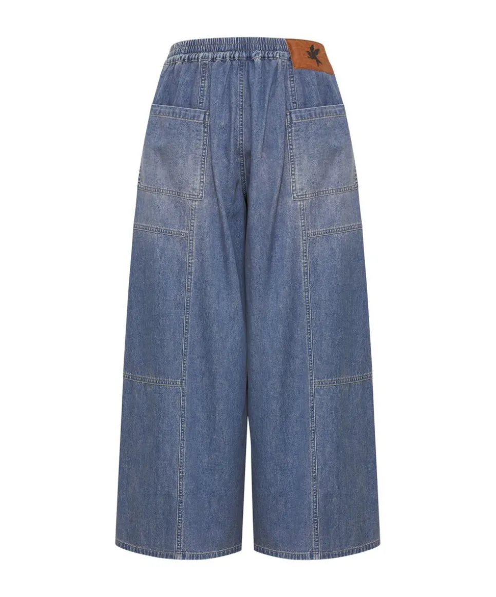 Denim Jeans|ONE TEASPOON Blue Lilac Palazzo Jeans