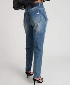 Denim Jeans|ONE TEASPOON Blue Love 1982S Mid Waist Balloon Jeans