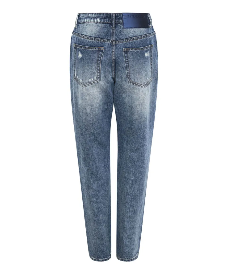 Denim Jeans|ONE TEASPOON Blue Love 1982S Mid Waist Balloon Jeans
