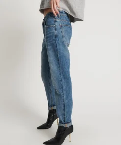 Denim Jeans|ONE TEASPOON Blue Love Stixx Low Waist Slim Straight Leg Jeans