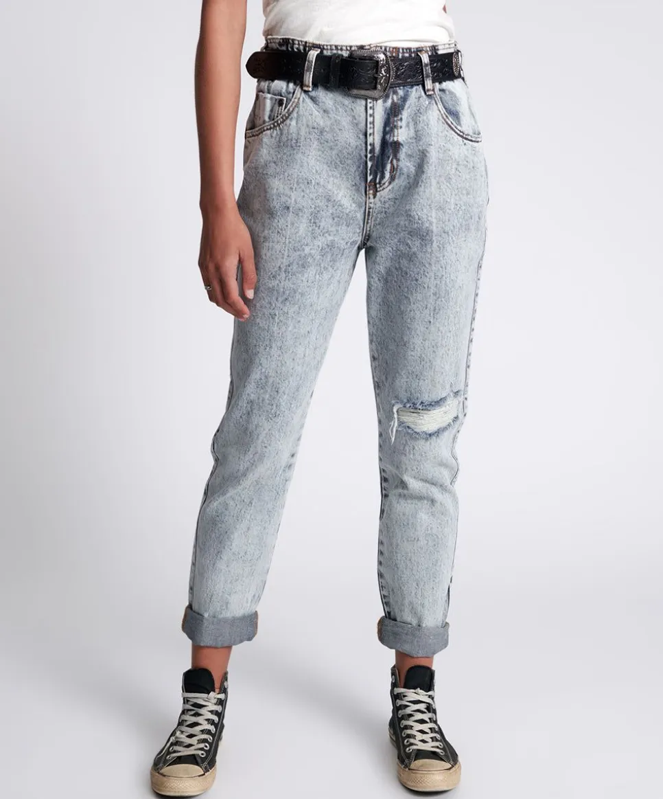 Denim Jeans|ONE TEASPOON Blue Malt Pioneer High Waist Vintage Fit Jeans