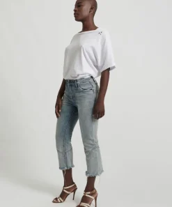 Denim Jeans|ONE TEASPOON Blue Storm Kicks Low Waist Kick Flare Jeans