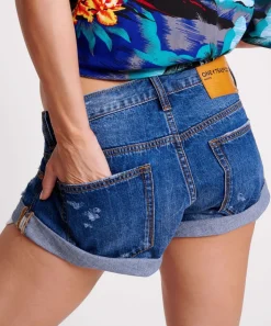 Denim Shorts|ONE TEASPOON Bluemoon Bandit Low Waist Denim Shorts