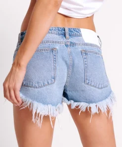 Denim Shorts|ONE TEASPOON Bolt Blue Bonitas Low Waist Denim Shorts