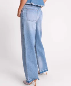 Denim Jeans|ONE TEASPOON Bolt Blue Lowriders Low Waist Wide Leg Jeans