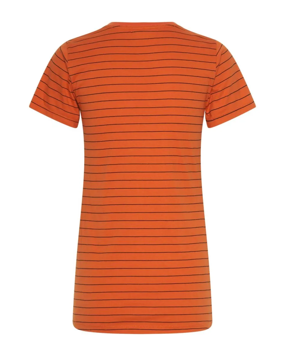 Basic Tees|ONE TEASPOON Bower Bird Embroidered Logo Fitted Tee