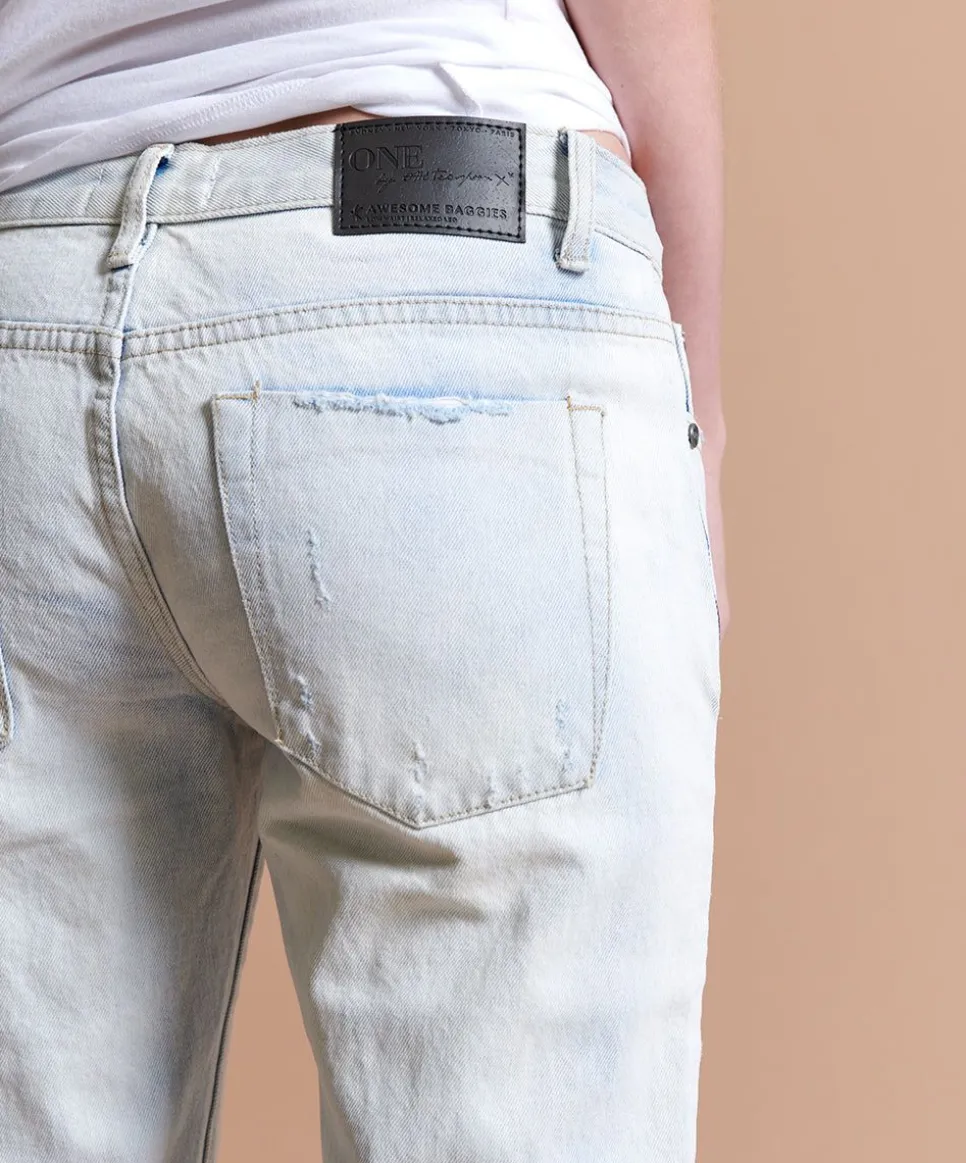 Denim Jeans|ONE TEASPOON Brando Awesome Baggies Straight Leg Jeans