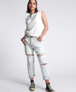 Denim Jeans|ONE TEASPOON Brando Trashed Saints Boyfriend Jeans