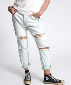 Denim Jeans|ONE TEASPOON Brando Trashed Saints Boyfriend Jeans