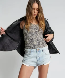 Denim Shorts|ONE TEASPOON Casanova Bandits Low Waist Denim Shorts