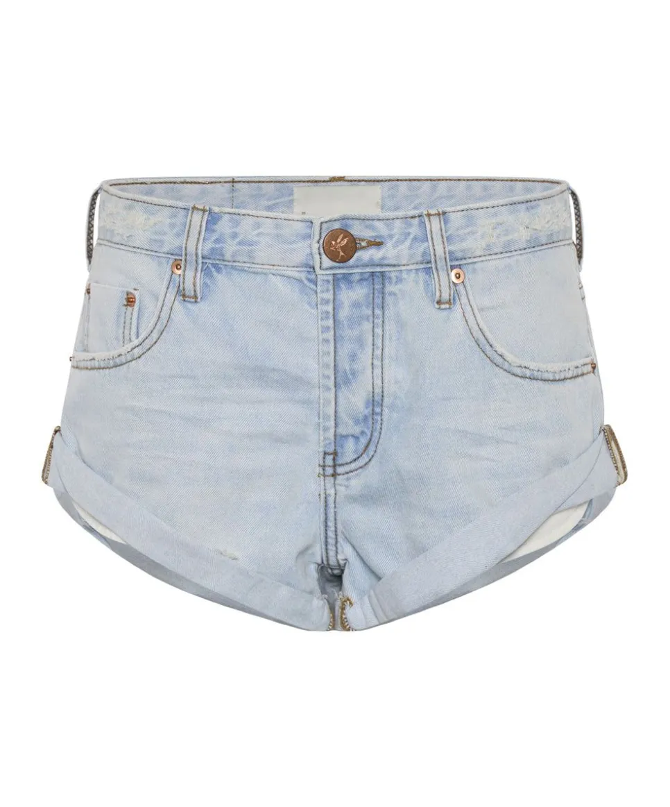 Denim Shorts|ONE TEASPOON Casanova Bandits Low Waist Denim Shorts