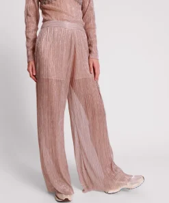 Bottoms|ONE TEASPOON Celestial Rose Plisse Palazzo Pants
