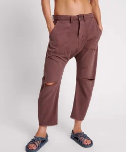 Bottoms|ONE TEASPOON Chocolate Sinners Drop Crotch Boyfriend Jeans