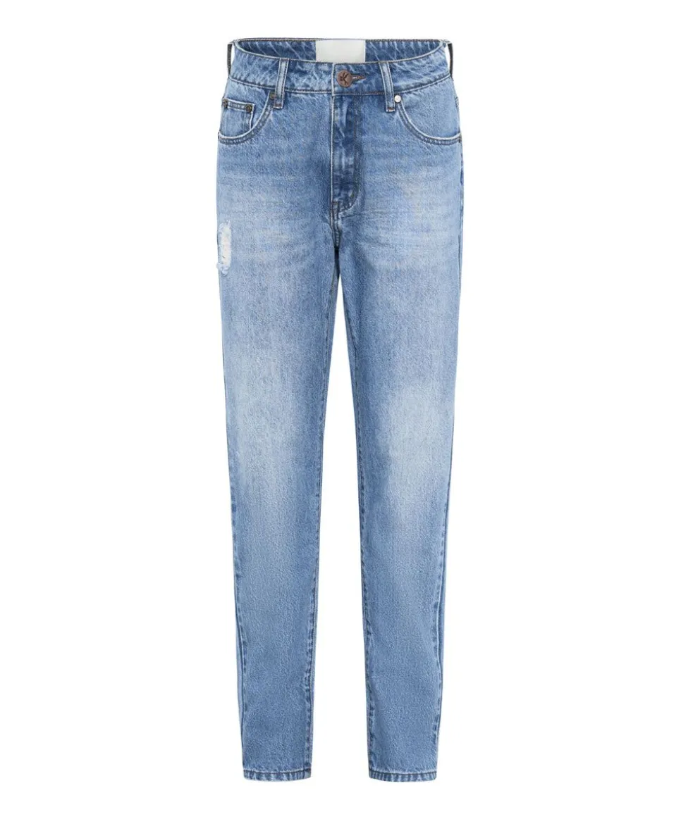 Denim Jeans|ONE TEASPOON Ciao Blue Awesome Baggies High Waist Straight Leg Jeans