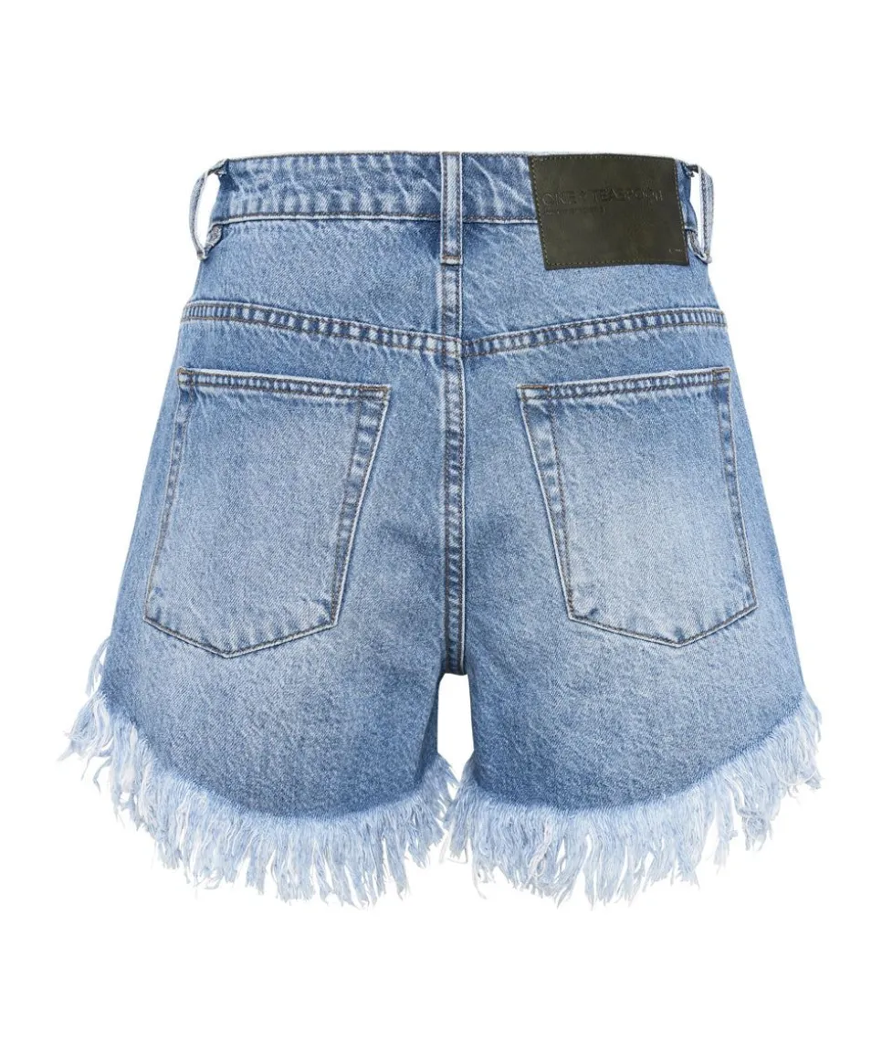 Denim Shorts|ONE TEASPOON Ciao Blue Bonitas High Waist Denim Shorts
