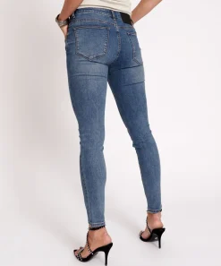 Denim Jeans|ONE TEASPOON Classic Blue Freebirds Ii Low Waist Skinny Jeans