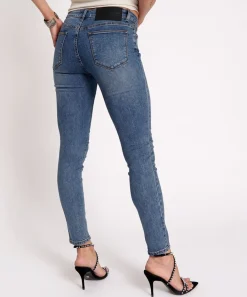 Denim Jeans|ONE TEASPOON Classic Blue Freebirds Ii Low Waist Skinny Jeans