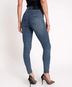 Denim Jeans|ONE TEASPOON Classic Blue Preachers High Waist Skinny Jeans