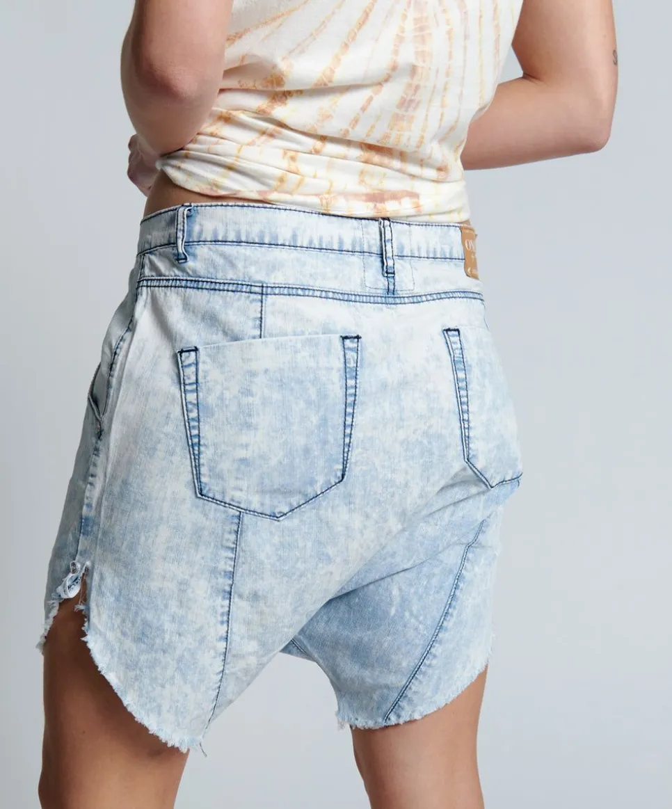 Denim Shorts|ONE TEASPOON Classic Chambray Luxe Harem Shorts
