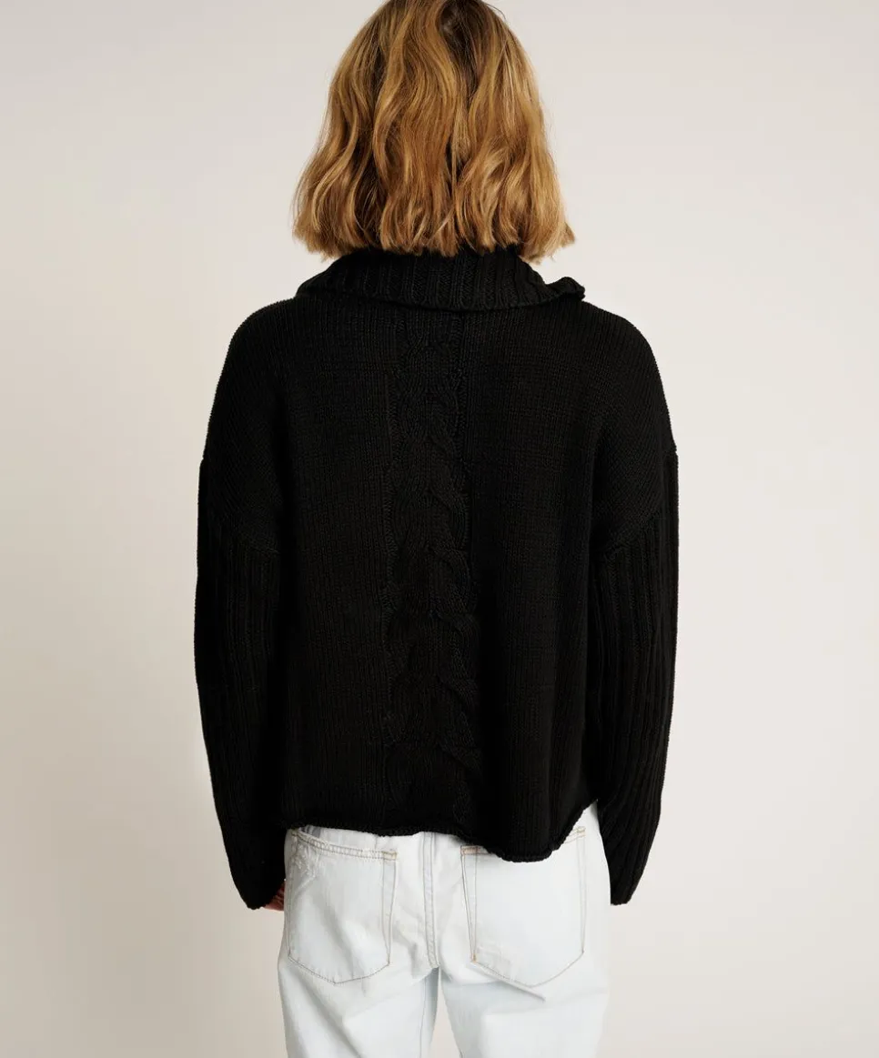 Knitwear|ONE TEASPOON Classic Chunky Roll Neck Knit Sweater