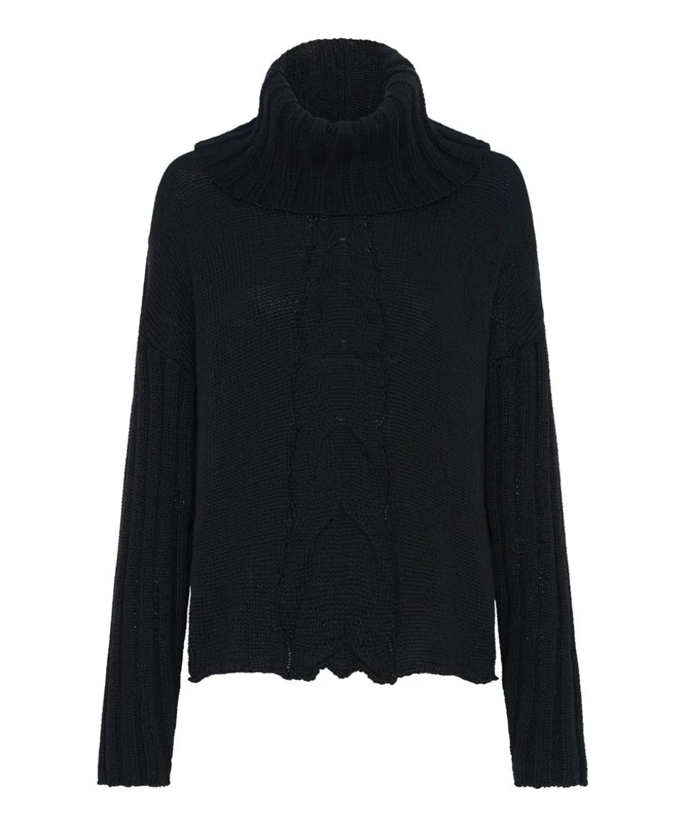 Knitwear|ONE TEASPOON Classic Chunky Roll Neck Knit Sweater