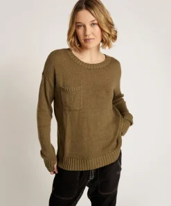 Knitwear|ONE TEASPOON Classic Pocket Chunky Knit Sweater