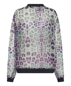 Tops|ONE TEASPOON Collision Chiffon Longsleeve Top