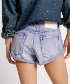 Denim Shorts|ONE TEASPOON Cupid Blue Bandits Low Waist Denim Shorts