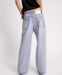Denim Jeans|ONE TEASPOON Cupid Blue Low Riders Low Waist Wide Leg Jeans