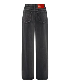 Denim Jeans|ONE TEASPOON Cut Out Jackson Mid Waist Wide Leg Jeans