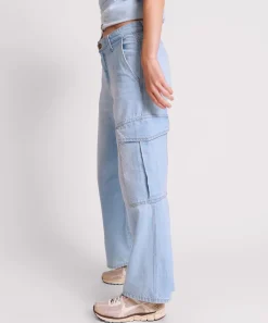 Denim Jeans|ONE TEASPOON Cyber Blue New Fictions Low Waist Utility Jeans