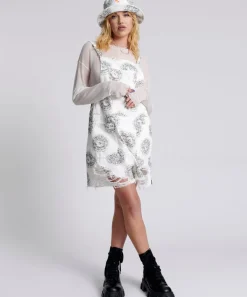 Denim Jumpsuits|ONE TEASPOON Cymatic Pini Denim Playsuit