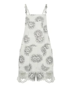 Denim Jumpsuits|ONE TEASPOON Cymatic Pini Denim Playsuit