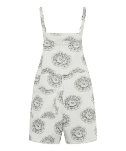 Denim Jumpsuits|ONE TEASPOON Cymatic Pini Denim Playsuit