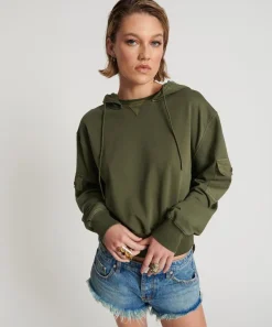 Hoodies And Sweats|ONE TEASPOON Dark Khaki Cargo Adventure Hoody