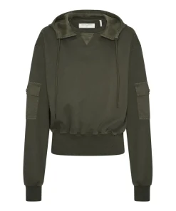 Hoodies And Sweats|ONE TEASPOON Dark Khaki Cargo Adventure Hoody