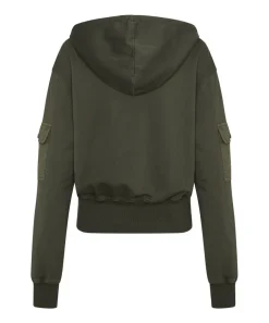 Hoodies And Sweats|ONE TEASPOON Dark Khaki Cargo Adventure Hoody