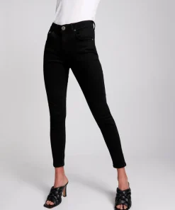 Denim Jeans|ONE TEASPOON Deep Black Freebirds Ii High Waist Skinny Jeans