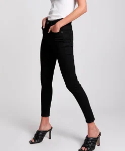 Denim Jeans|ONE TEASPOON Deep Black Freebirds Ii High Waist Skinny Jeans
