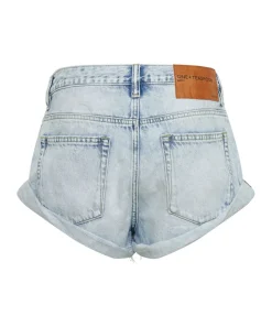 Denim Shorts|ONE TEASPOON Depeche Blue Bandits Low Waist Denim Shorts