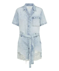 Denim Jumpsuits|ONE TEASPOON Depeche Blue Night Movers Denim Jumpsuit