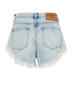 Denim Shorts|ONE TEASPOON Depeche Blue Rollers Low Waist Denim Shorts