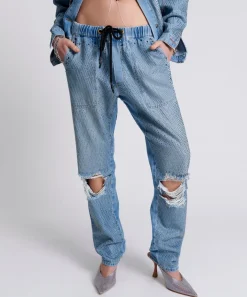 Denim Jeans|ONE TEASPOON Desert Jewel Shabbies Drawstring Boyfriend Jeans