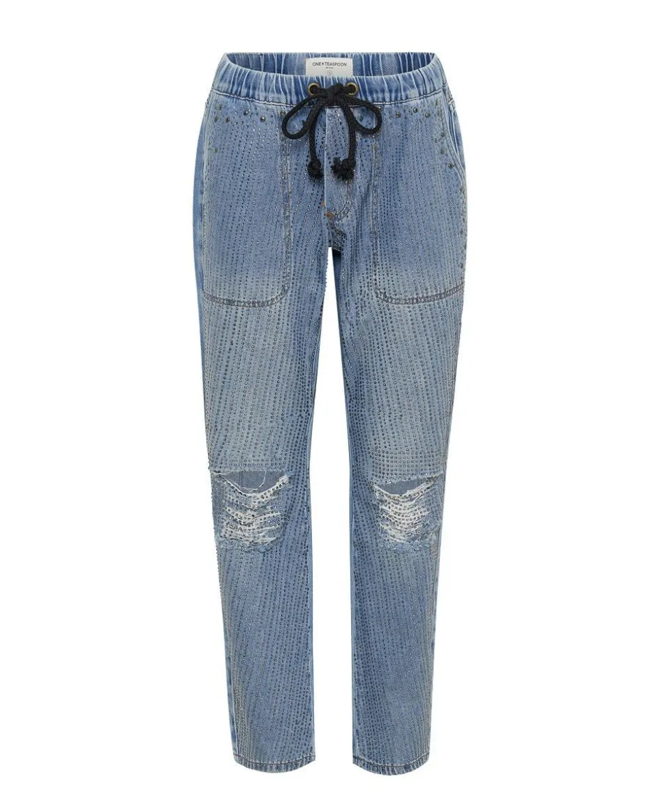 Denim Jeans|ONE TEASPOON Desert Jewel Shabbies Drawstring Boyfriend Jeans