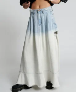 Denim Skirts|ONE TEASPOON Dipped Casanova Maverick Skirt
