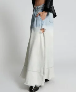 Denim Skirts|ONE TEASPOON Dipped Casanova Maverick Skirt