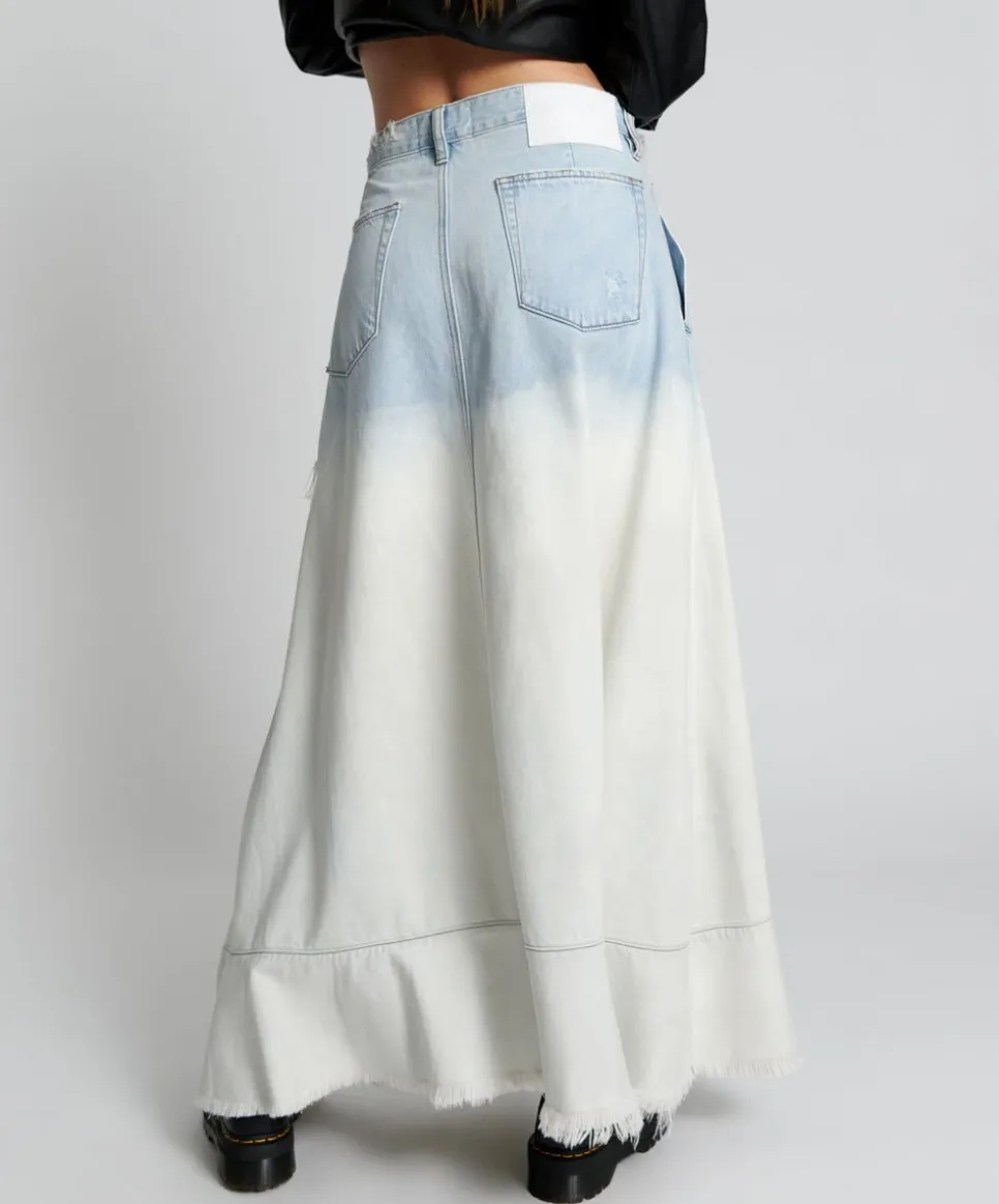 Denim Skirts|ONE TEASPOON Dipped Casanova Maverick Skirt