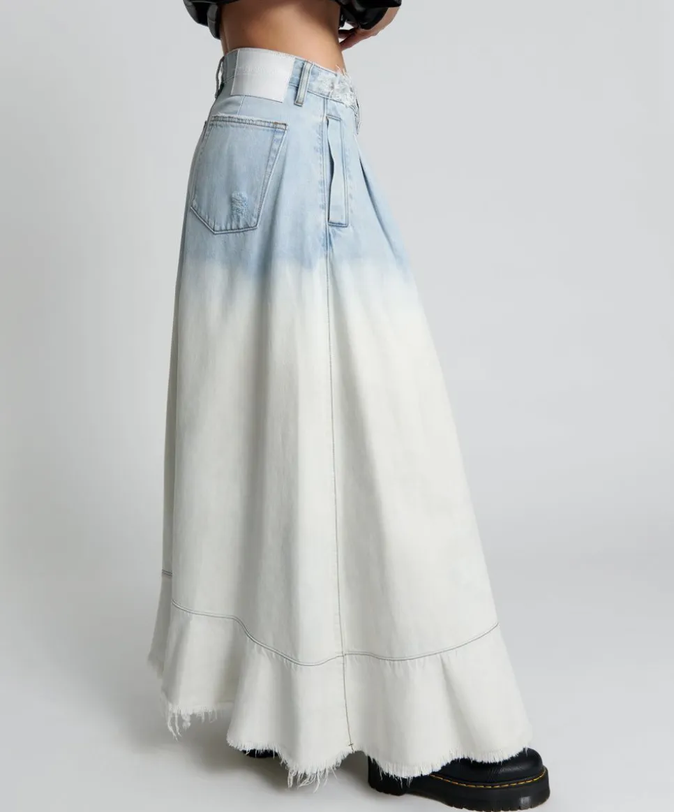 Denim Skirts|ONE TEASPOON Dipped Casanova Maverick Skirt