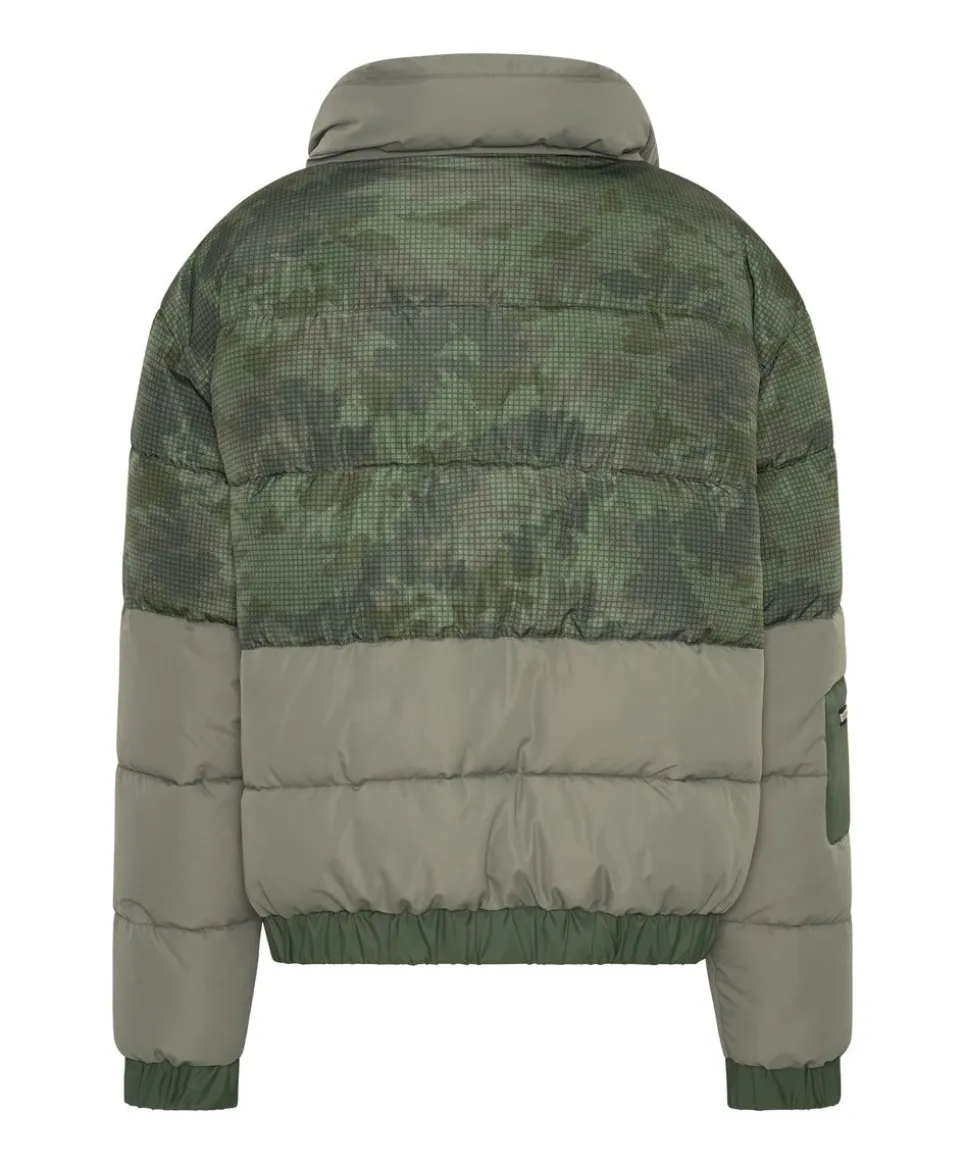 Puffa Jackets|ONE TEASPOON Dirtee Love Camo Puffa Jacket