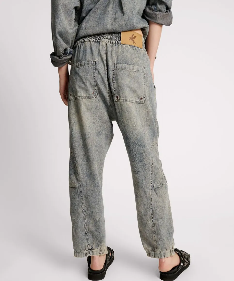 Denim Jeans|ONE TEASPOON Dirty Blue Denim Flight Pants